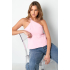 one shoulder cargo top